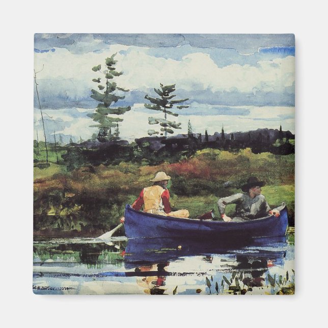 Winslow Homer: The Blue Boat, 1892, artwork Magnet (Front)