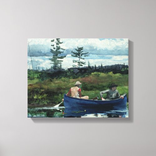 Winslow Homer _ The Blue Boat Canvas Print