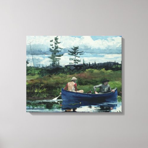 Winslow Homer _ The Blue Boat Canvas Print