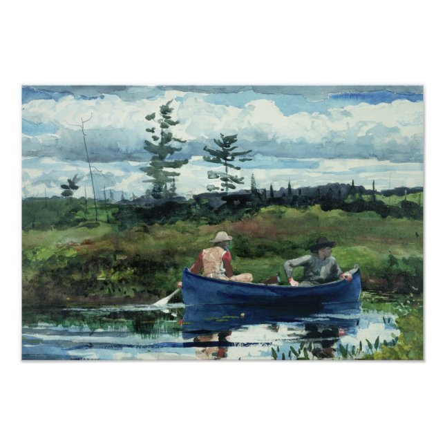 Winslow Homer - The Blue Boat Photo Print (Front)