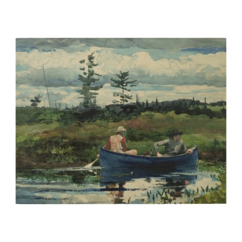 Winslow Homer _ The Blue Boat Wood Wall Decor
