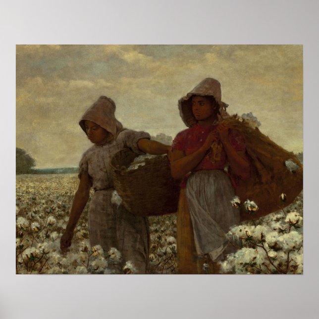 Winslow Homer - The Cotton Pickers Poster (Front)
