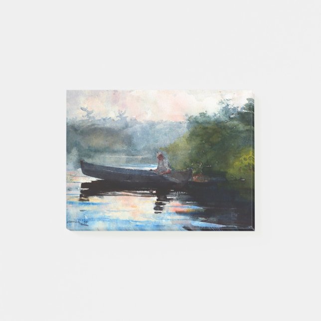 Winslow Homer The End of the Day, Adirondacks Post-it Notes (Front)