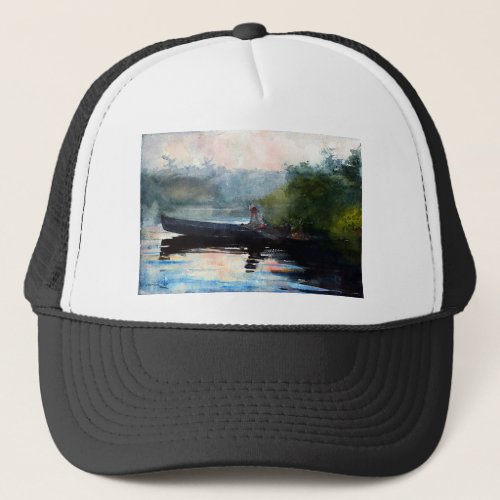 Winslow Homer The End of the Day Adirondacks Trucker Hat