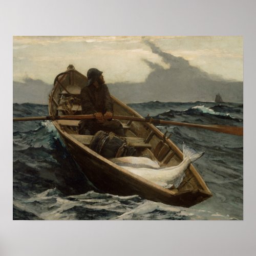 Winslow Homer _ The Fog Warning Poster