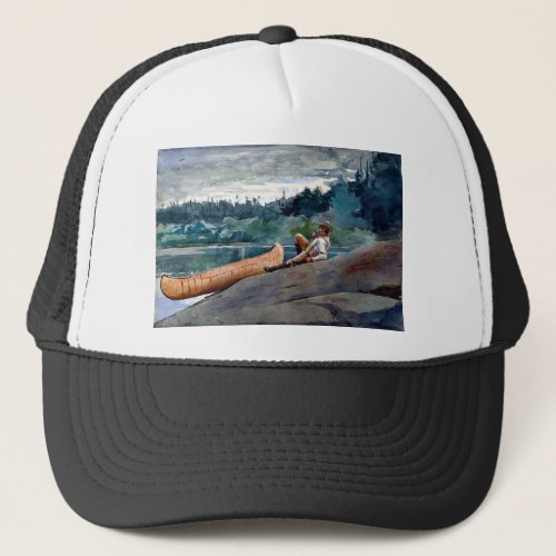 Winslow Homer The Guide Trucker Hat