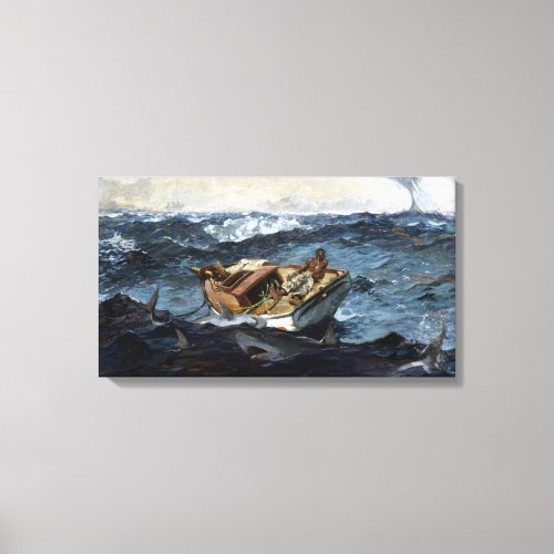 Winslow Homer The Gulf Stream Canvas Print