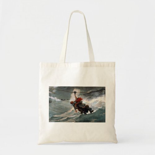 Winslow Homer The Life Line Tote Bag