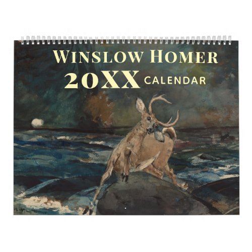 Winslow Homer Vintage 2021 Calendar