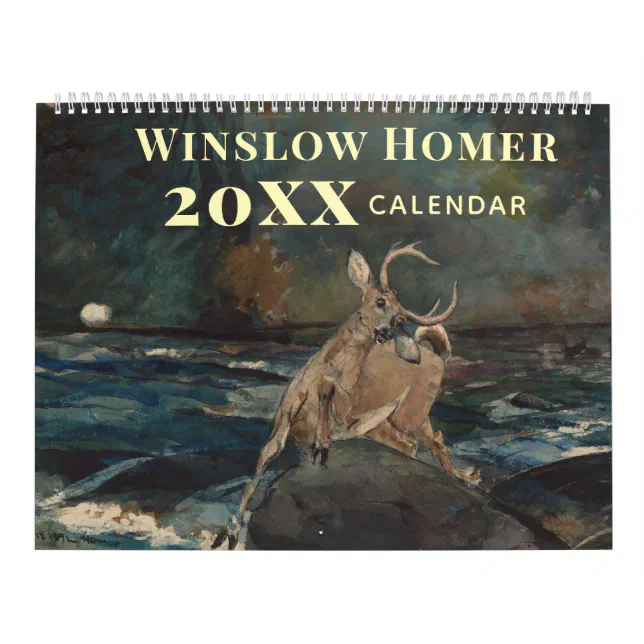 Winslow Homer Vintage 2021 Calendar Zazzle