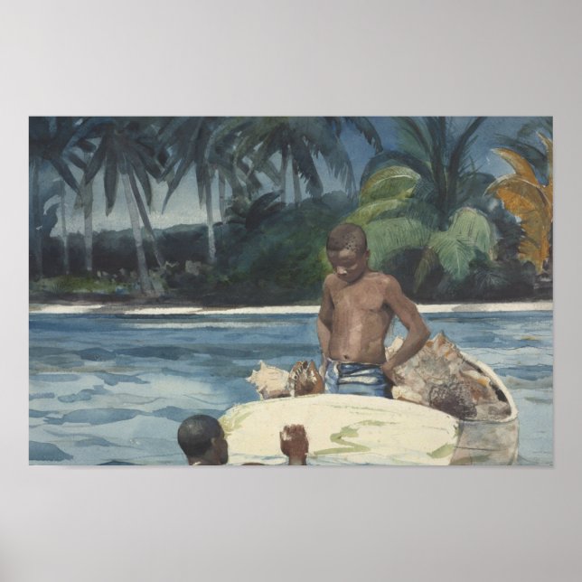 Winslow Homer - West India Divers Poster (Front)