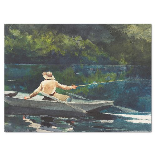 WINSLOW HOMERS CASTING WATERCOLOR FINE ART TISSUE PAPER