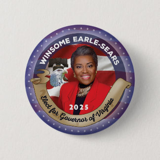 Winsome Earle-Sears for Governor of Virginia Button