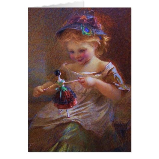 Winsome Little Girl Cards (Front)