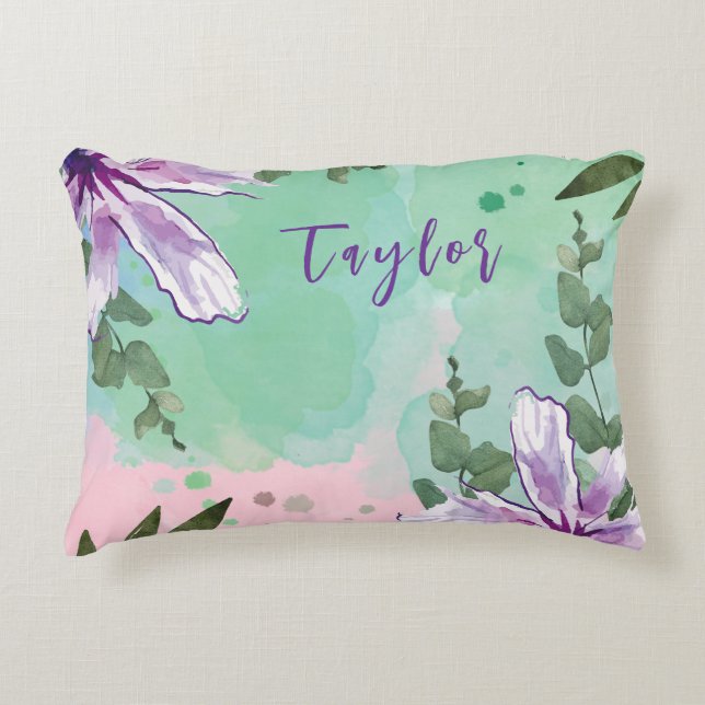 Winsome looking charming coloured theme pillow (Front)