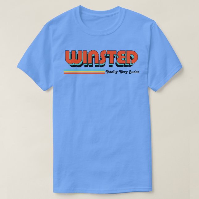 Winsted Totally Very Sucks TShirt (Design Front)
