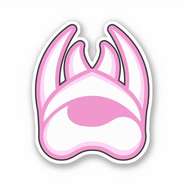 Winster White Claws Sticker (Front)