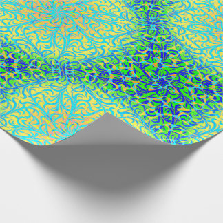 Winston Chartreuse Lapis Wrapping Paper