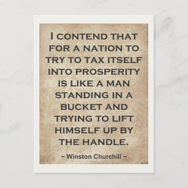 Winston Churchill #1 Postcard (Front)