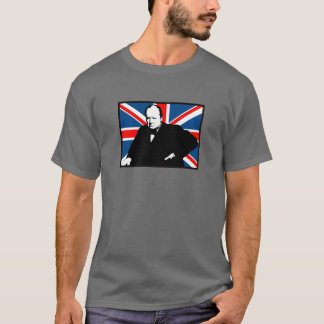 Winston Churchill and Union Jack T-Shirt
