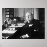 Winston Churchill at Number 10 Downing Street