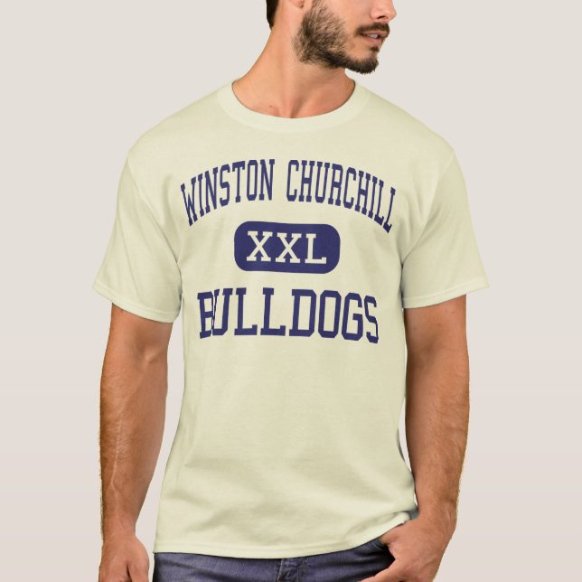 Winston Churchill - Bulldogs - High - Potomac T-Shirt (Front)