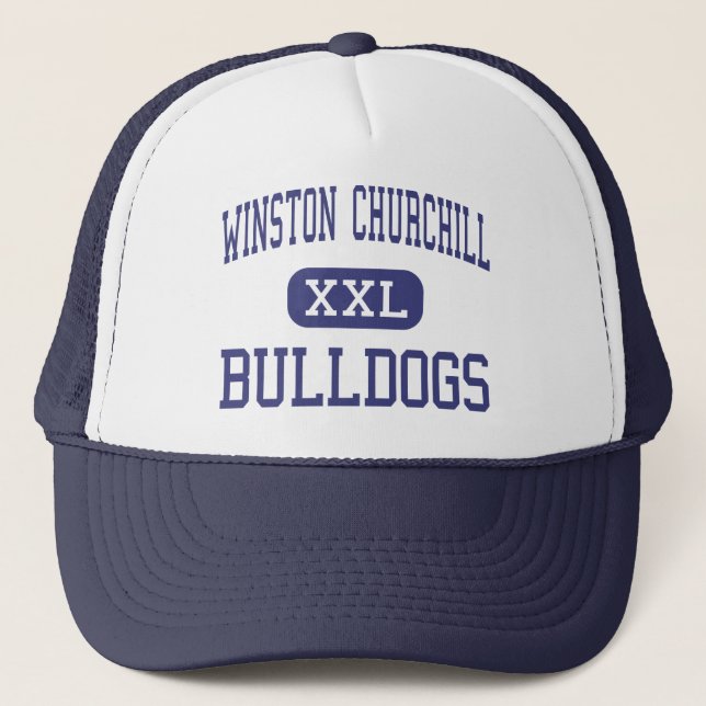 Winston Churchill - Bulldogs - High - Potomac Trucker Hat (Front)