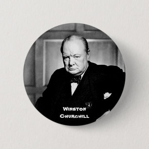 Winston Churchill Button