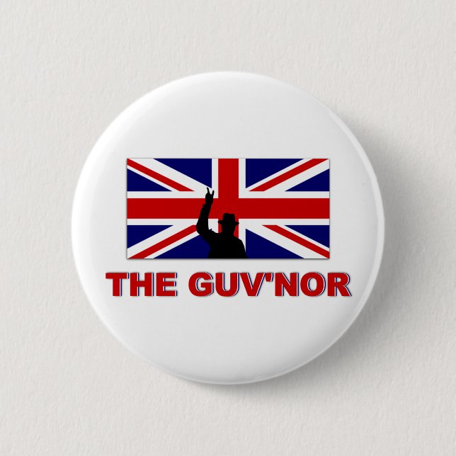 Winston Churchill Button (Front)