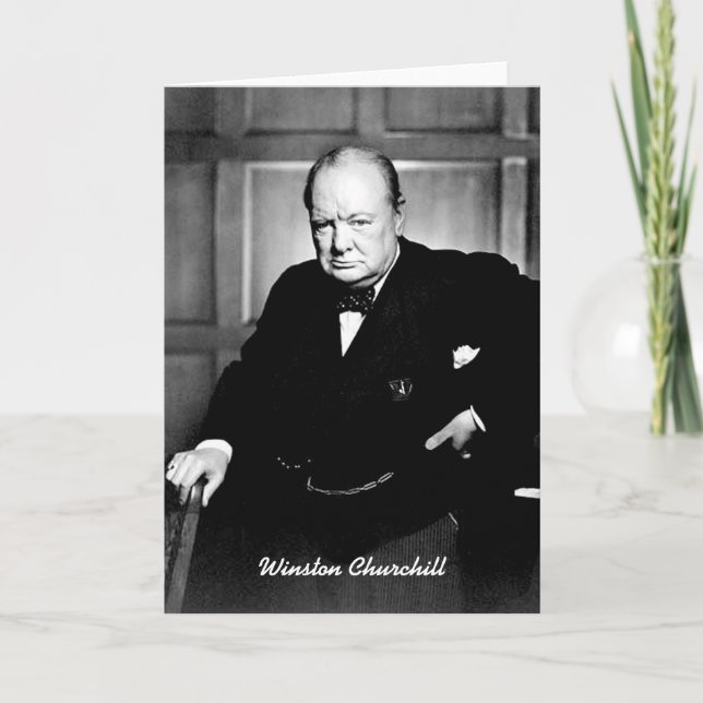Winston Churchill Card (Front)
