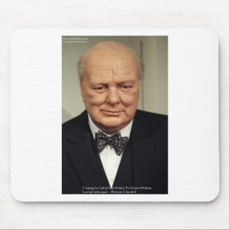 Winston Churchill Failure Wisdom Quote Gifts Mouse Pad
