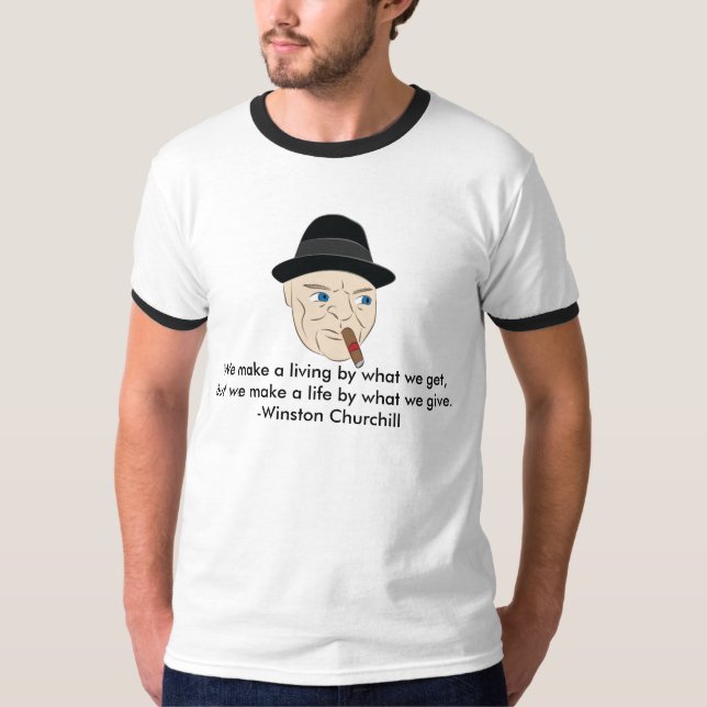 Winston Churchill Inspirational Shirt (Front)