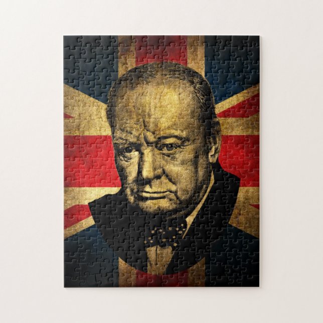 Winston Churchill Jigsaw Puzzle (Vertical)