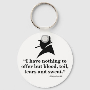 Winston Churchill Keyring - Quote 10