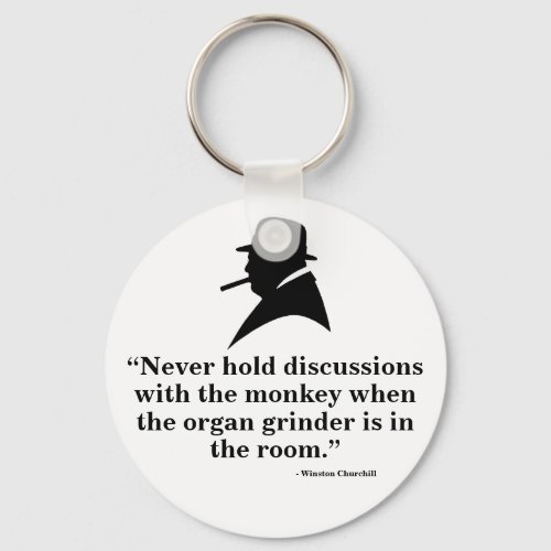 Winston Churchill Keyring _ Quote 16