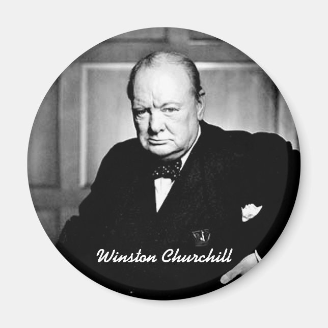 Winston Churchill Magnet (Front)