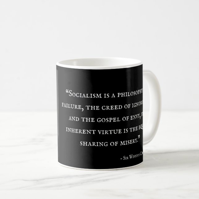 Winston Churchill Mug - Quote 17 (Front Right)