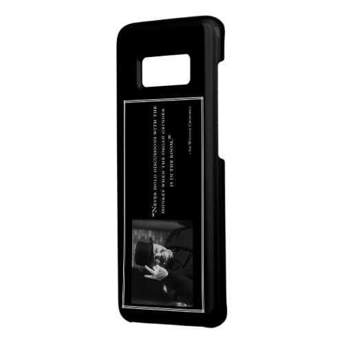 Winston Churchill Phone Case _ Quote 16 _ Black