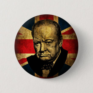 Winston Churchill Pinback Button