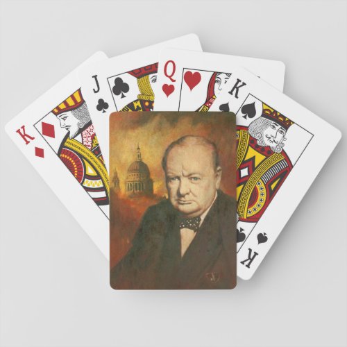 Winston Churchill Playing Cards