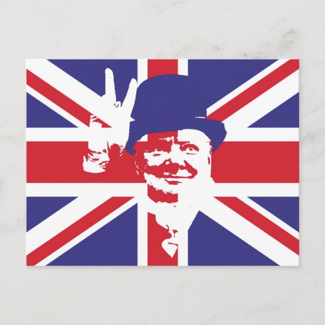 Winston Churchill Postcard (Front)