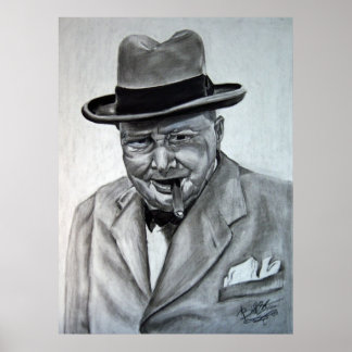 Winston Churchill Poster