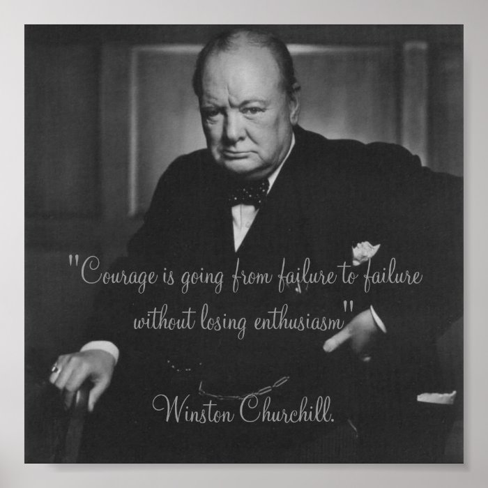 Winston Churchill Poster