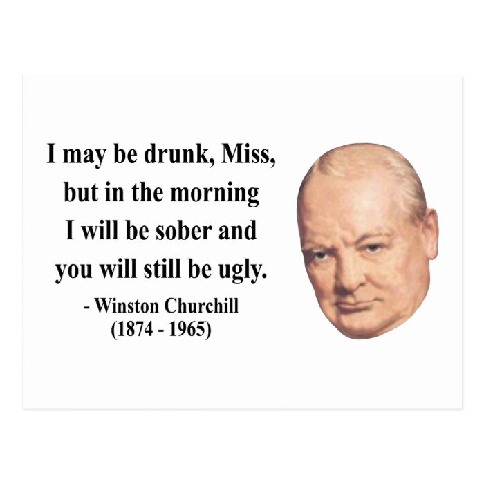 Winston Churchill Quote 2b Post Cards