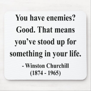 Winston Churchill Quote 3a Mouse Pad