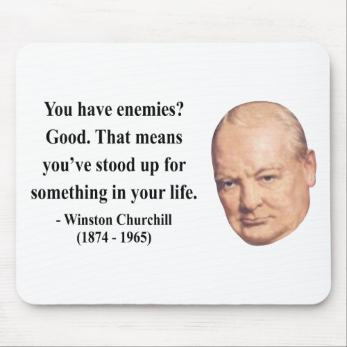 Winston Churchill Quote 3b Mouse Pad