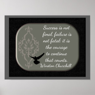 Winston Churchill _Quote and print