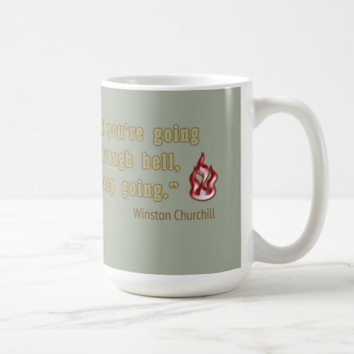 Winston Churchill quote Coffee Mug