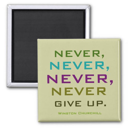 winston churchill quote magnet