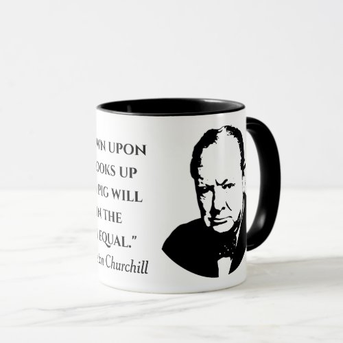 Winston Churchill quote Mug